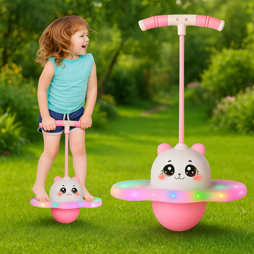🐼✨ Pelota Saltarina Infantil con Luces LED🐹💫