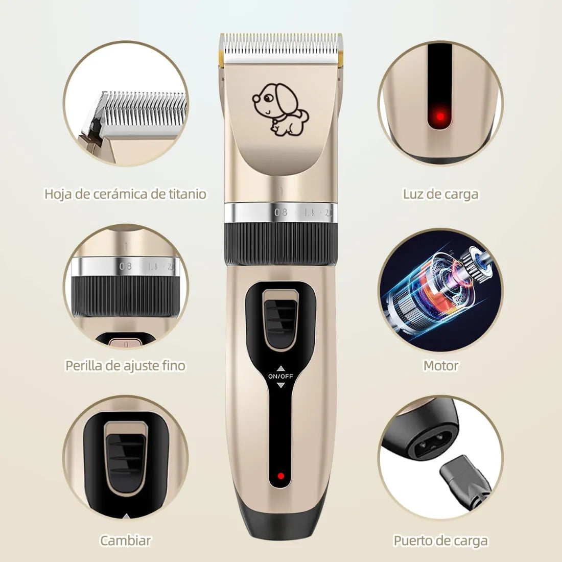 KIT DE CORTE DE PELO PARA MASCOTAS