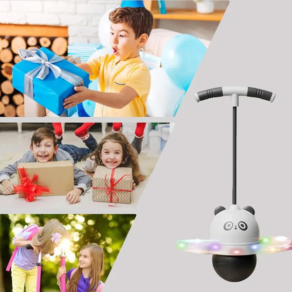 🐼✨ Pelota Saltarina Infantil con Luces LED🐹💫