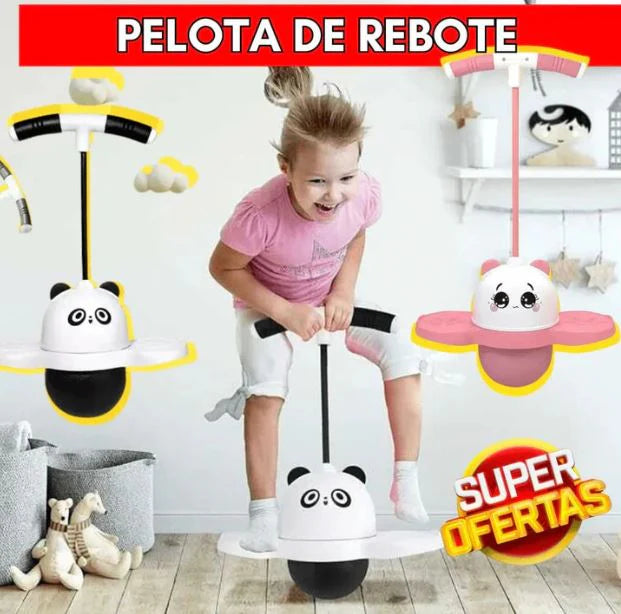 🐼✨ Pelota Saltarina Infantil con Luces LED🐹💫